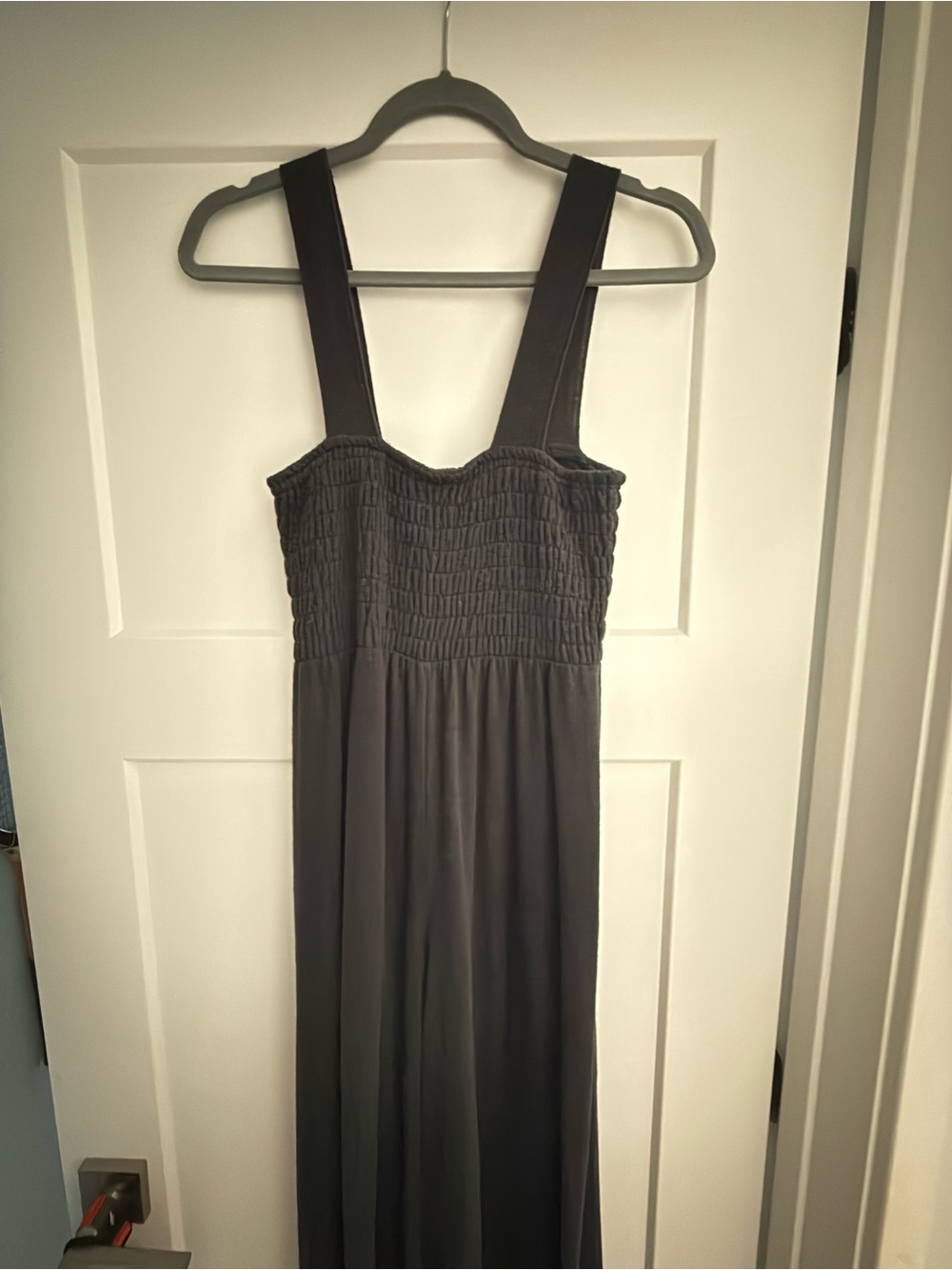 Anthropologie Black Wide-Leg Jumpsuit
